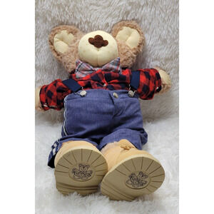 Furkins Farell Furskin Postmaster 1984 22" Xavier Roberts Plush Animal Vintage